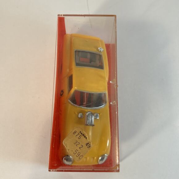 1960s Ideal Motorific Ferrari #9 Battery Operated Car w/ Original Display Case - Picture 3 of 16